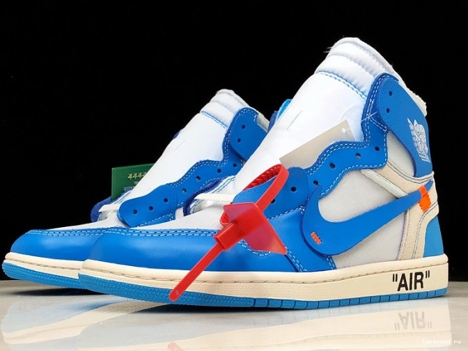 Jordan Off-White 1 Blue Powder AQ0818-148 Air UNC 1006